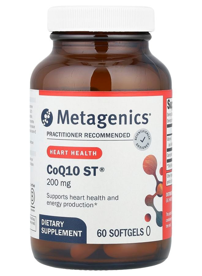 Metagenics CoQ10 ST® 200 mg 60 Softgels - Image 1