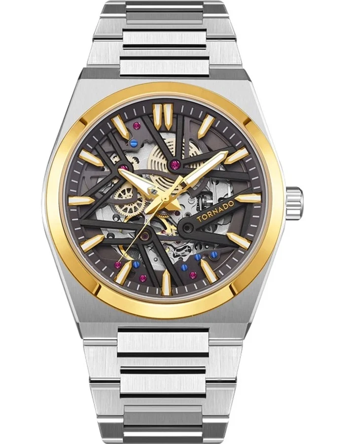 TORNADO Men's Metal Automatic Watch T24301-SBSXG - 43 mm