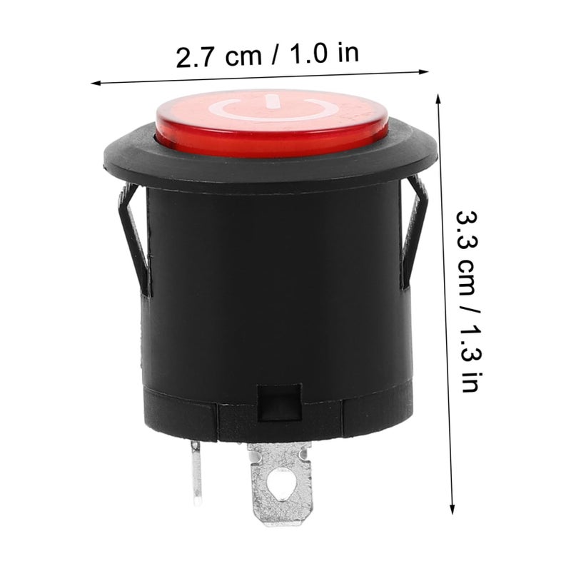 Electric Ride Starter Button Rocker Switch Easy Start For Electric Cars Universal Design For Various Models Black - Image 3