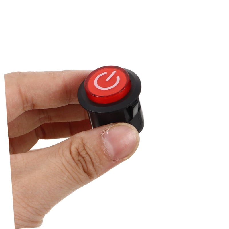 Electric Ride Starter Button Rocker Switch Easy Start For Electric Cars Universal Design For Various Models Black - Image 4