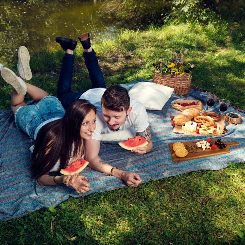 AIDEA Acacia Wood Cutting Board with Handle, Wooden Cheese Board Charcuterie Boards for Bread, Meat, Fruits, Cheese and Serving, Food Serving Tray for Kitchen, 17 x 6 inch - Image 5