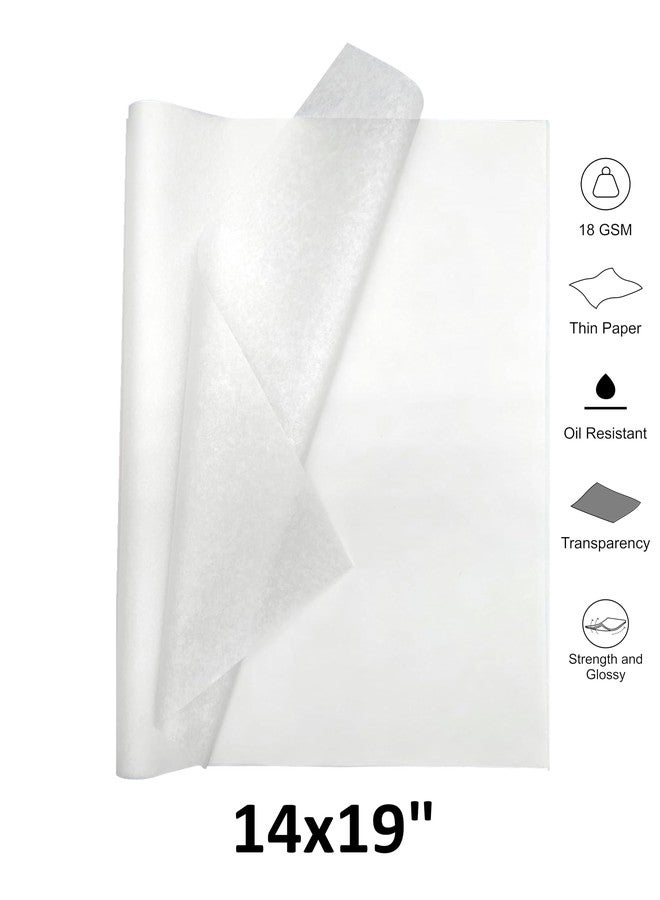 TOWNBUS | 50 Nos of 18 GSM Glassine/Butter Paper Sheets,14 x 19 Inches Paper for Gift Wrapping Cloths,Storage stuffings,Packing of Sweets,Food Products,Arts and Crafts. - Image 2