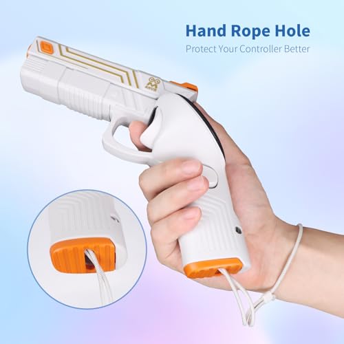 AMVR Weighted VR Gun Stock Attachment Compatible with Meta/Oculus Quest 3S/Quest 3 Accessories, P-istoI Grip Enhance FPS Game Experience Holding Feel, VR Accessories for Anti Slip Handle Shell Cover - Image 5