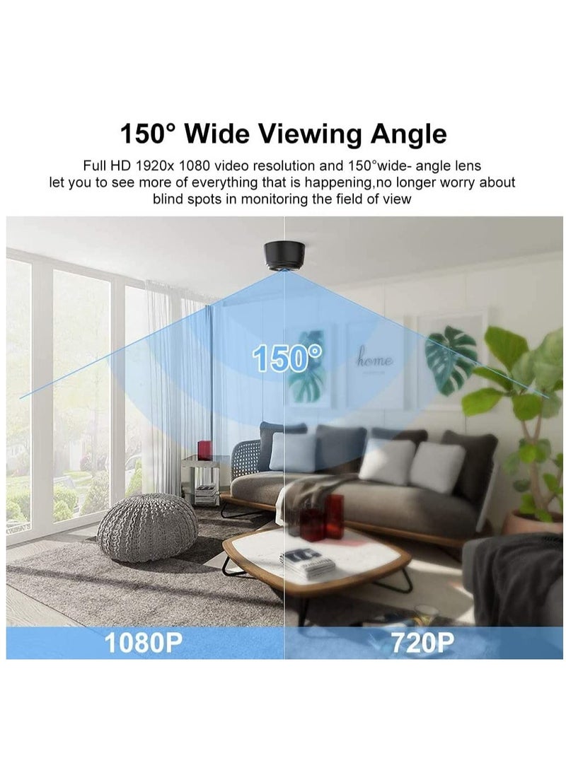 ELTRAZONE - Mini WiFi HD 1080P Wireless Portable Small Camera Mini Camera with Motion Detection and Night Version - Image 1