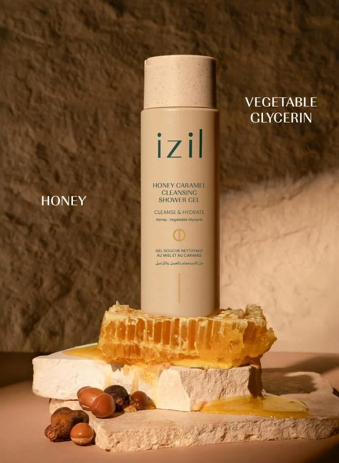 ازيل جل استحمام منظف بالعسل والكراميل