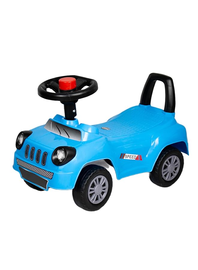 IToys Kids Ride On Car Push Car With Steering Wheel Blue 55 X 24 X 33 Cm - Image 2