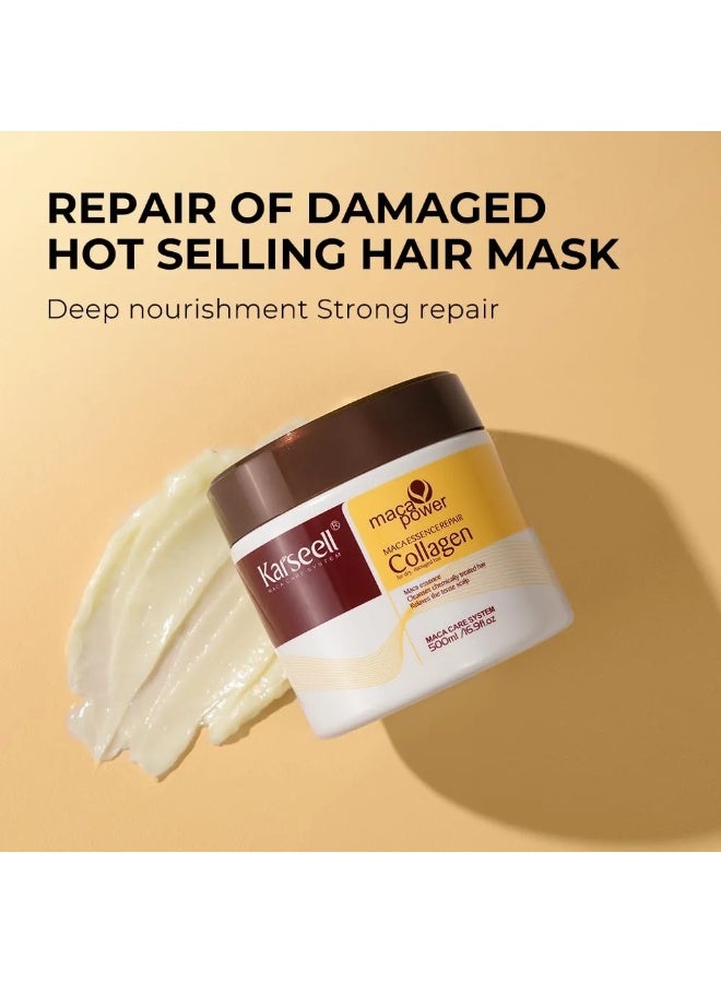 Karseell Original Karseell Collagen Hair Mask 500ml – Nourishing & Repairing Hair Care - Image 2