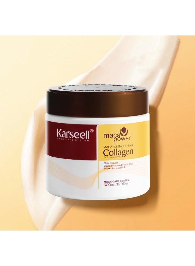 Karseell Original Karseell Collagen Hair Mask 500ml – Nourishing & Repairing Hair Care - Image 3
