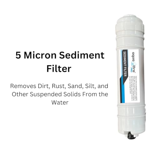 AQUAULTRA Complete RO Filter Set For Universal RO+UV Water Purifiers. Suitable With Every Assembled/Branded/Non-Branded Water Purifiers, 7 Pieces - Image 2