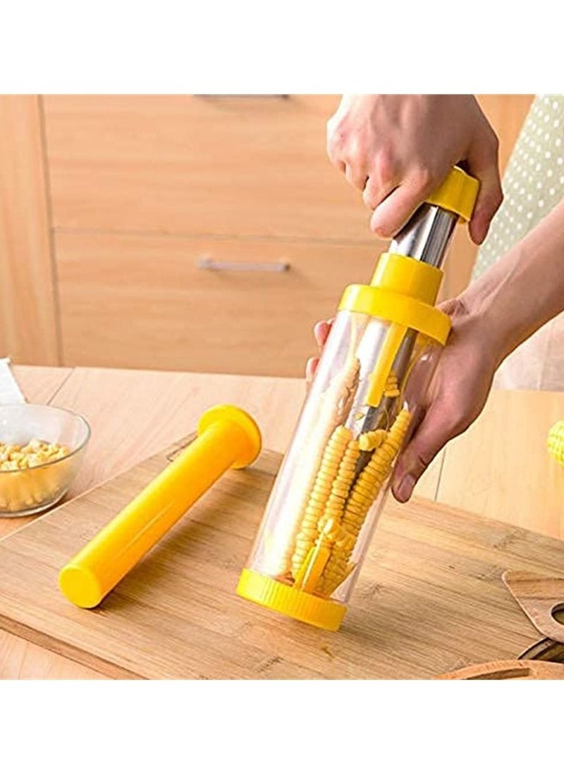 Y&D - Corn Stripper, Fruit Vegetable Tools Stainless Steel Cob Remover Cutter Shaver Kitchen Gadgets Accessories, for Cook beginner - Image 1