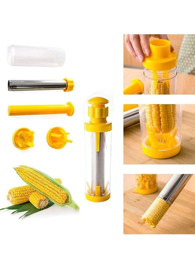 Y&D - Corn Stripper, Fruit Vegetable Tools Stainless Steel Cob Remover Cutter Shaver Kitchen Gadgets Accessories, for Cook beginner - Image 1