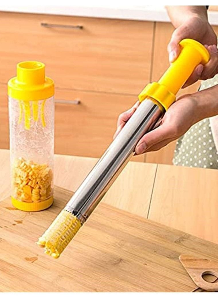 Y&D - Corn Stripper, Fruit Vegetable Tools Stainless Steel Cob Remover Cutter Shaver Kitchen Gadgets Accessories, for Cook beginner - Image 1