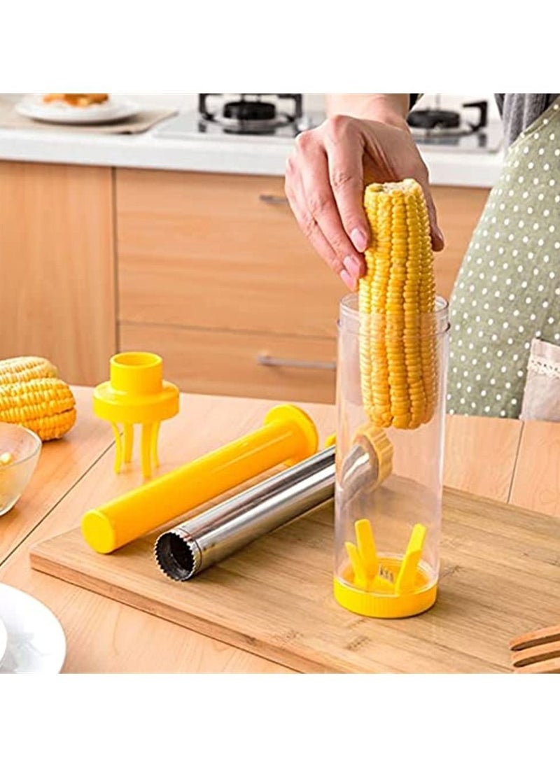 Y&D - Corn Stripper, Fruit Vegetable Tools Stainless Steel Cob Remover Cutter Shaver Kitchen Gadgets Accessories, for Cook beginner - Image 1
