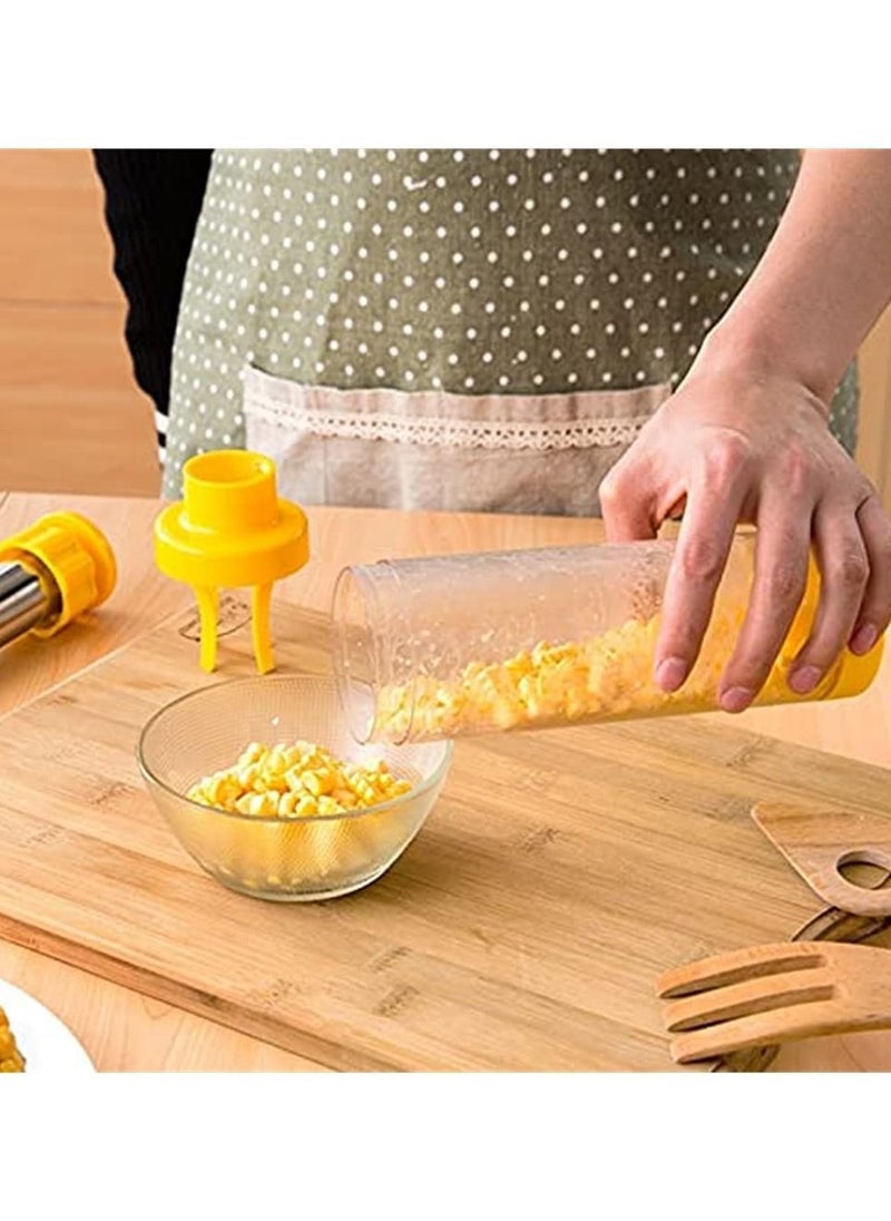 Y&D - Corn Stripper, Fruit Vegetable Tools Stainless Steel Cob Remover Cutter Shaver Kitchen Gadgets Accessories, for Cook beginner - Image 1