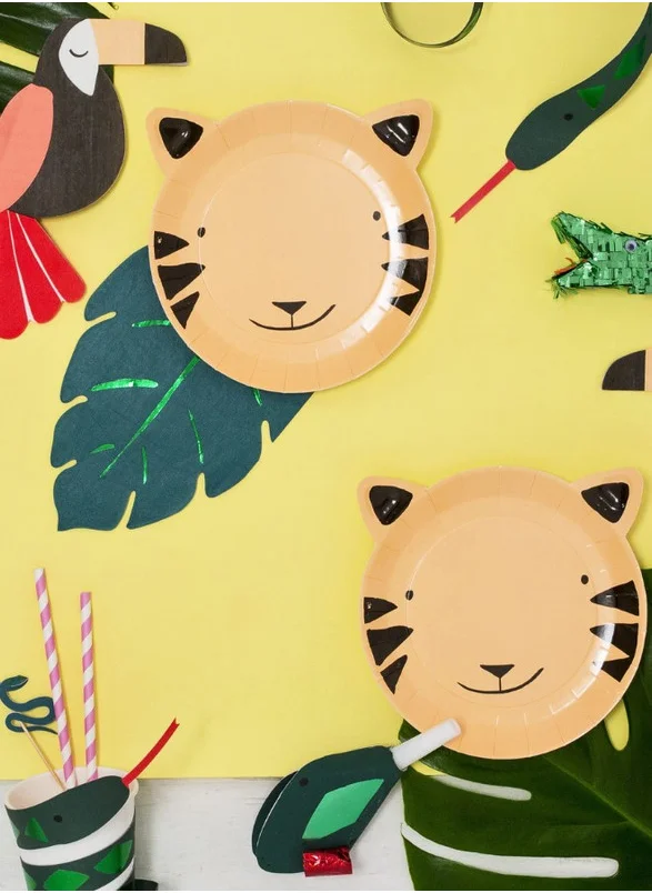 Meri Meri Go Wild Small Tiger Plate