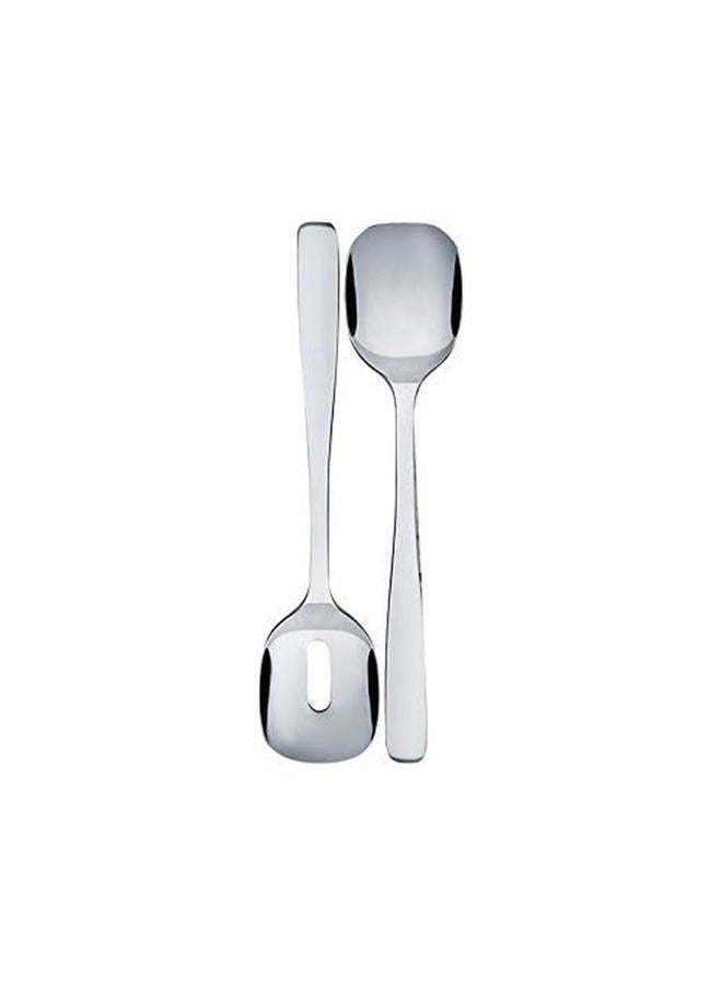 ALESSI A di Alessi Knifeforkspoon Salad Set, Polished, (AJM22/14) - Image 3