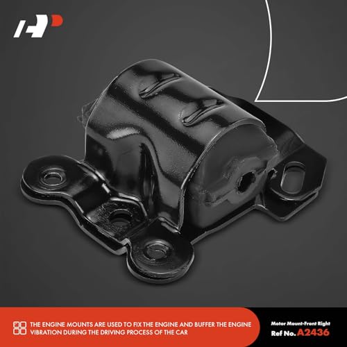 A-Premium Engine Motor Mount Kit Compatible with Chevrolet Malibu, Impala, Camaro, Caprice, Astro, C10, C1500, C20, C2500, Commercial Chassis & GMC C1500 & Pontiac, 2-PC Set - Image 5