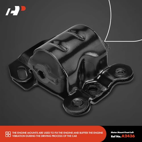 A-Premium Engine Motor Mount Kit Compatible with Chevrolet Malibu, Impala, Camaro, Caprice, Astro, C10, C1500, C20, C2500, Commercial Chassis & GMC C1500 & Pontiac, 2-PC Set - Image 4
