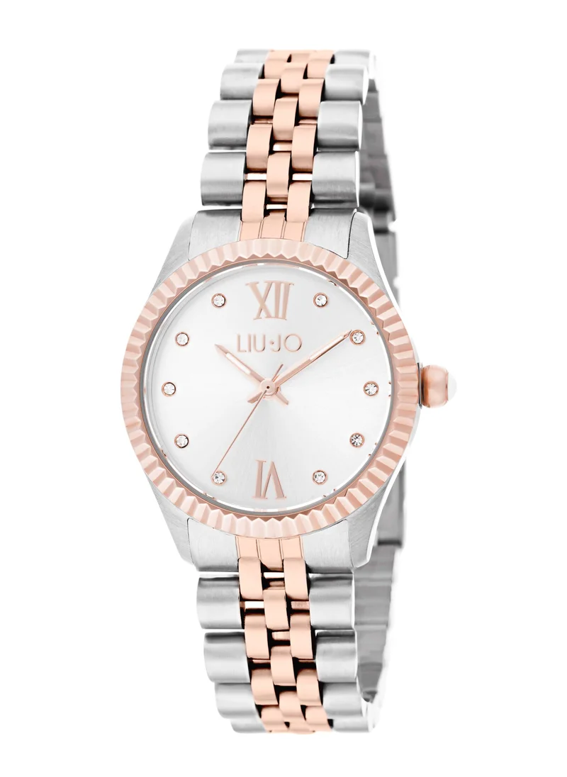 ليو جو Liu Jo Cusual Tiny White Dualtone Watch - TLJ1223