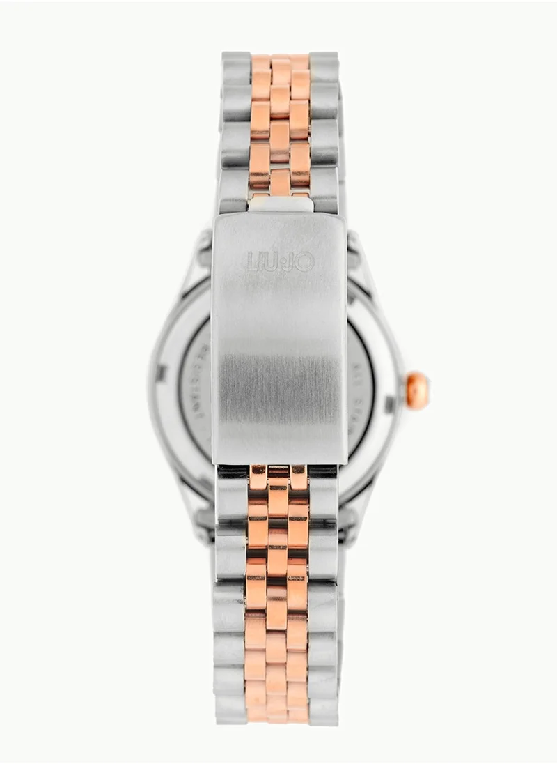 ليو جو Liu Jo Cusual Tiny White Dualtone Watch - TLJ1223