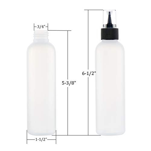 Kingrol 20-Pack Easy Squeeze Writer Bottles, 4 Ounces Soft Applicator Bottle for Paint, Glue, Glaze, DIY Craft, Art - Image 4