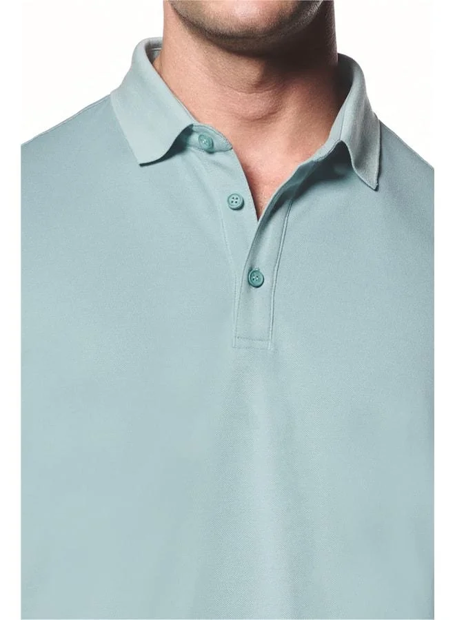 Liwali Long Sleeve Polo Collar T-Shirt.