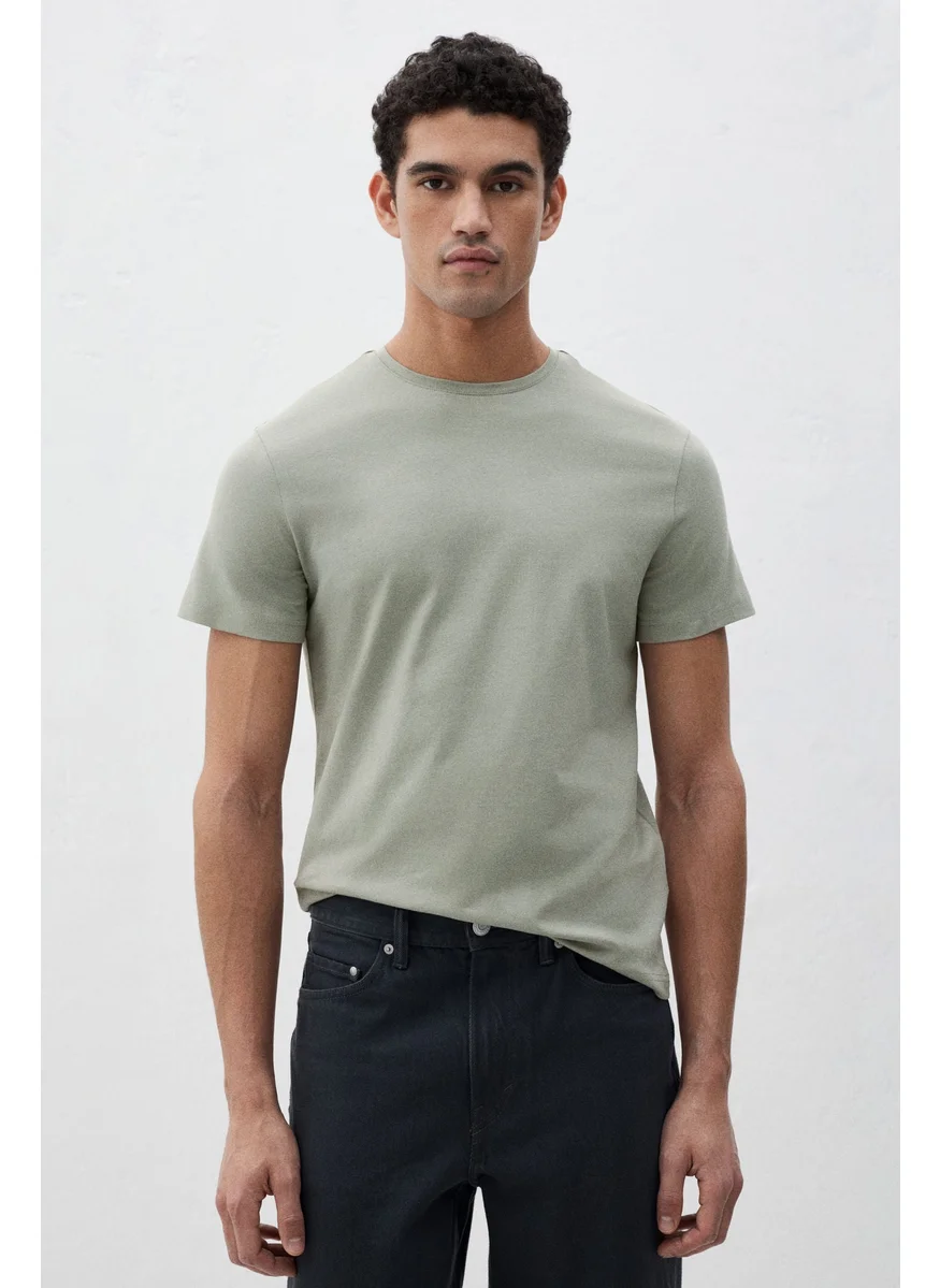 H&M Round-Neck T-Shirt Slim Fit