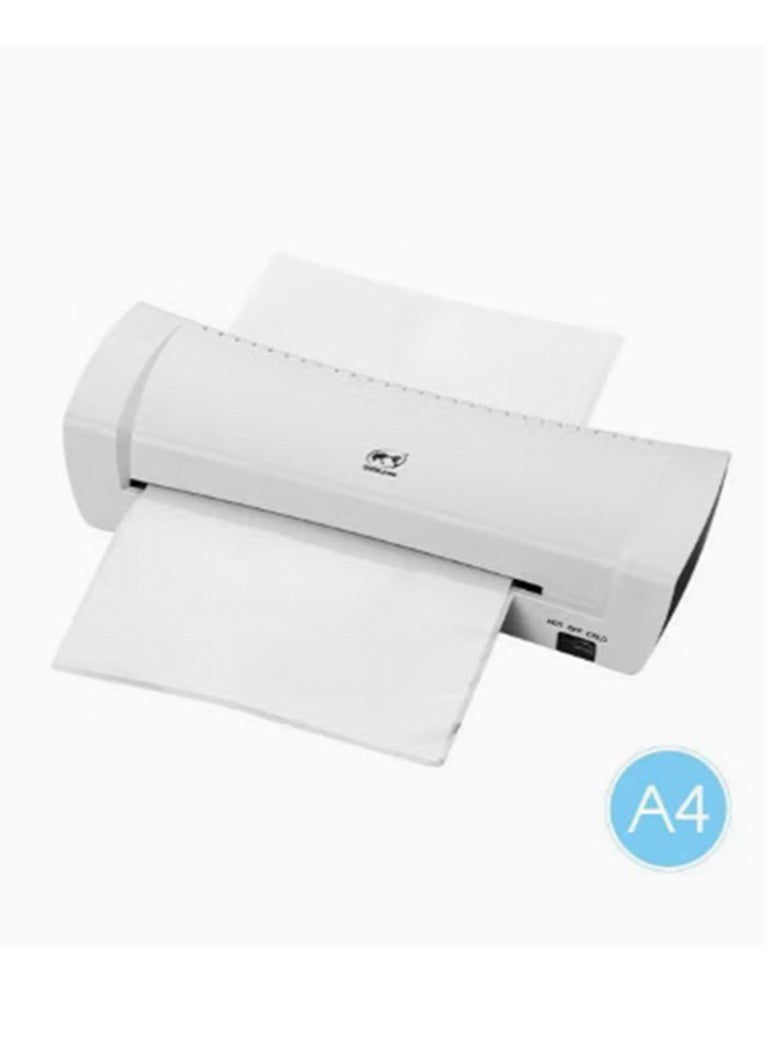 OSMILE - OSMILE SL200 A4A5A6 Laminator,Hot And Cold Laminating Machine,Thermal Lamination for A4/A5/4R with 15 Laminating Sheets, Personal Laminator with Paper Trimmer and Corner Rounder for Home Office School - Image 1