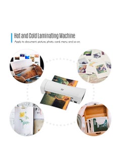 OSMILE OSMILE SL200 A4A5A6 Laminator,Hot And Cold Laminating Machine,Thermal Lamination for A4/A5/4R with 15 Laminating Sheets, Personal Laminator with Paper Trimmer and Corner Rounder for Home Office School  - Image 5