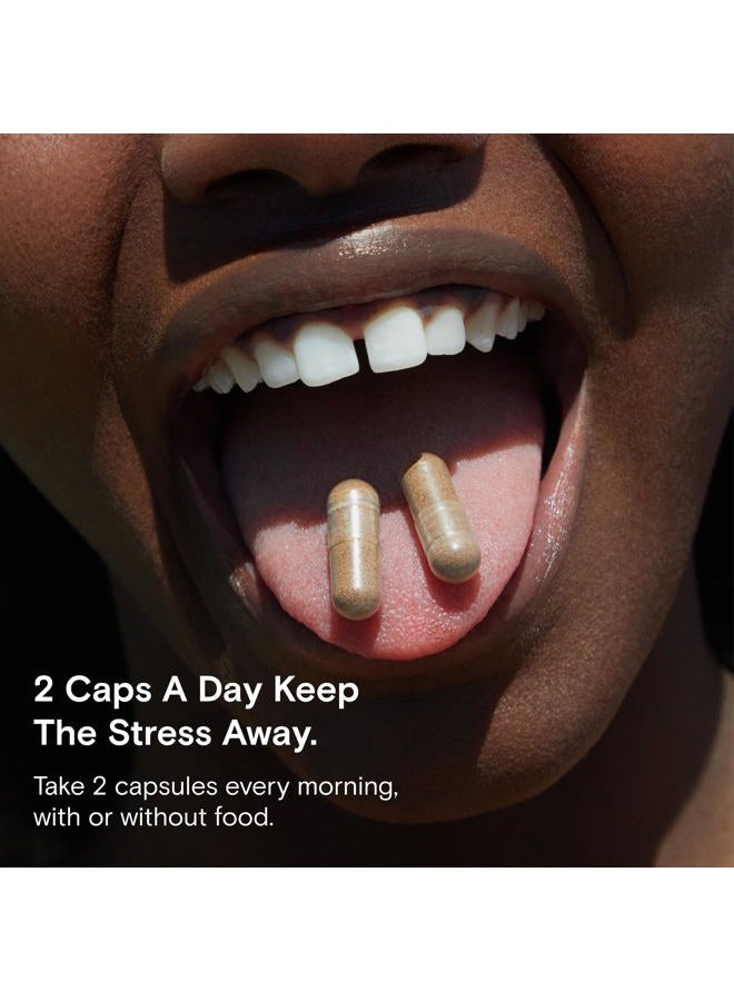 Moon Juice SuperYou - Bottle (60 Capsules) - Energy, Mood & Focus - Organic Ashwagandha Supplements - Cortisol Reducer - Reusable Glass Bottle - 3rd Party Tested - 100% Traceable - Vegan & Non GMO - Image 3