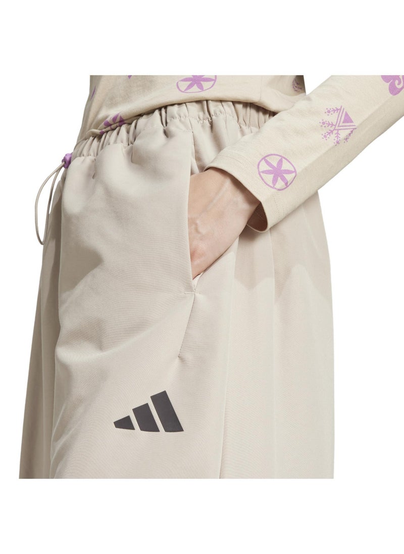 Adidas W Ksa W Pt Beige Training Pants For Women Xs - Image 4