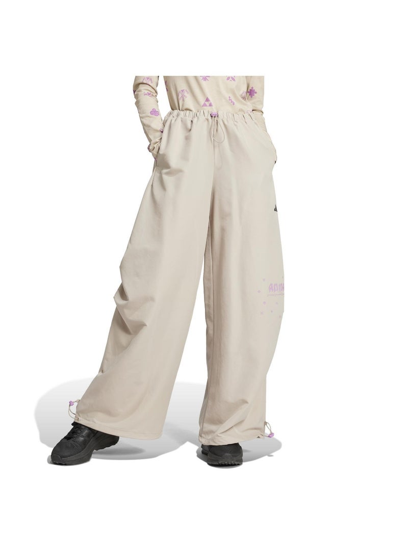 Adidas W Ksa W Pt Beige Training Pants For Women Xs - Image 1