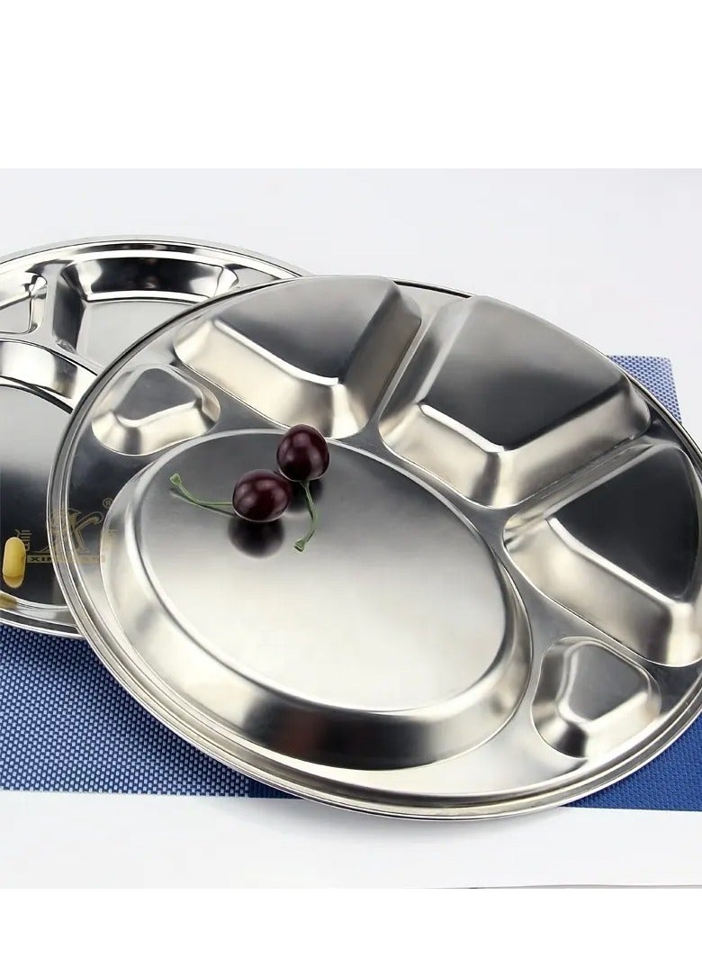 Queen 2 Stainless Steel Tray Divided Into 6 Compartments - Image 5