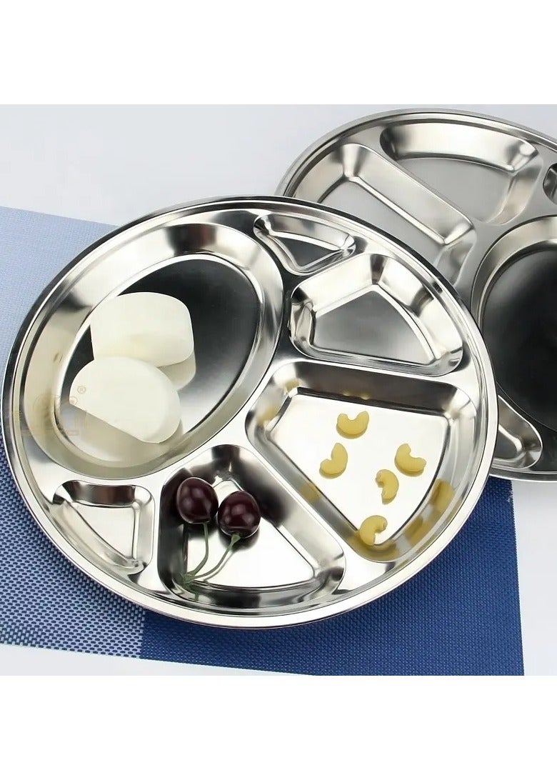 Queen 2 Stainless Steel Tray Divided Into 6 Compartments - Image 4