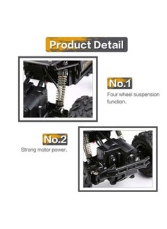 Beauenty High-Speed Off-Road Bigfoot Climbing Remote Control Toy Car For Ages 8+ Years  - Image 3