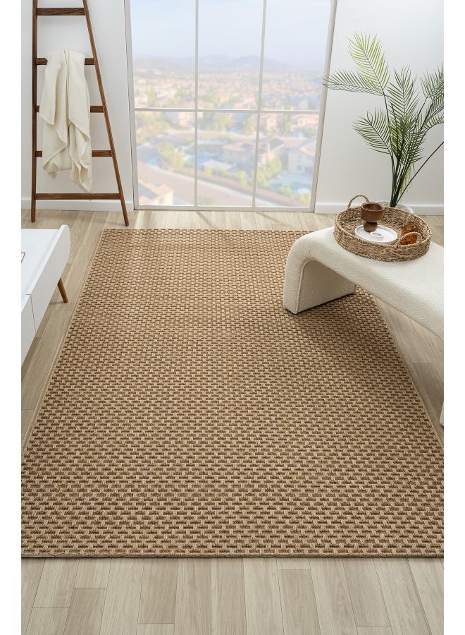 Koza Home Koza Hali Koza Premium Sahara Natural Carpet B3775C Living Room Sitting Room Bedroom Corridor Machine Carpet 100 x 200 - Image 3
