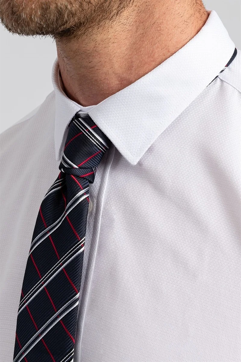 تودورس Modern Slim Fit Slim Fit White Men's Shirt