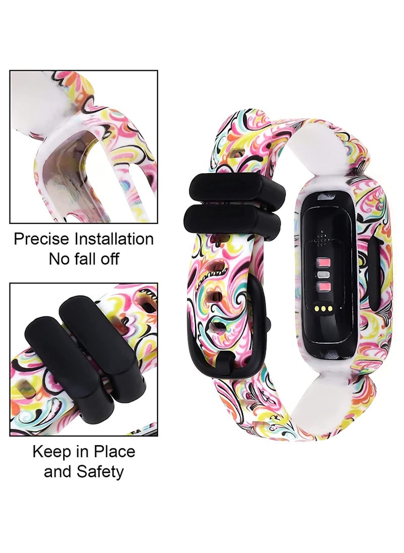Generic - Bands Compatible for Fitbit Ace 3 Straps for Kids Girls Boys- Colorful Skin-Friendly Waterproof Ace 3 Bands for Girls Watch Band Wrist Strap Bracelet Accessories For Kid Children(3 Pack)Bands Compatib - Image 1
