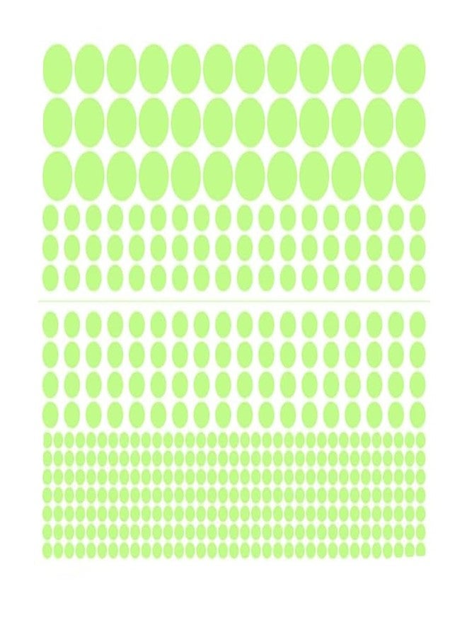 Qintreesify 1 Sheet Glow in The Dark Wall Stickers,407 Pcs Removable Glow in Dark Dots Wall Decals,Adhesive Dots Luminous,Glow in The Dark Ceiling Stickers,Wall Treatments and Supplies - Image 1