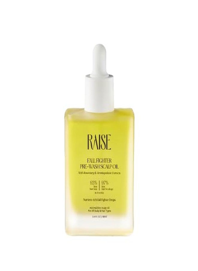 Raise Fall Fighter Pre-Wash Scalp Oil | Infused with Rosemary, Turmeric, Neem & Hemisqualane | 93% Less Hair Fall & 97% Less Breakage | Lightweight, Silicone Free Hair Strengthener | 48ml - Image 1