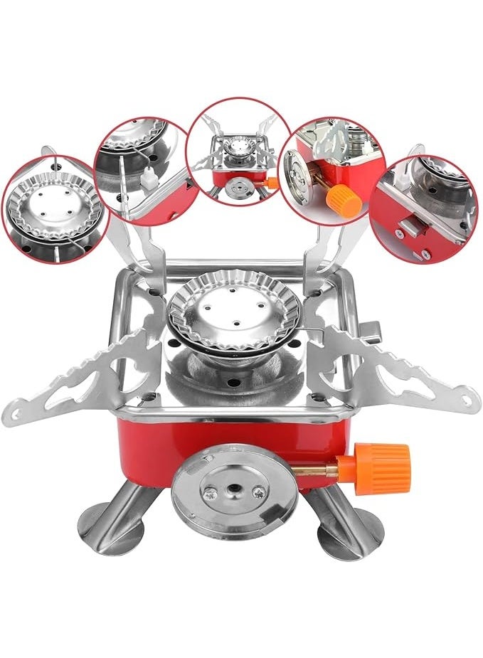 متجلر ماى سوق :موقد غاز تخييم محمول وقابل للطي - شعلة قوية ومدمجة للرحلات والمشي الطويل - Image 3