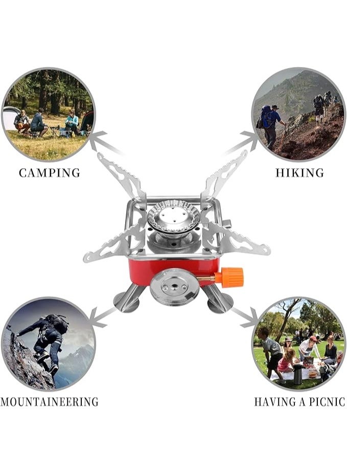 متجلر ماى سوق :موقد غاز تخييم محمول وقابل للطي - شعلة قوية ومدمجة للرحلات والمشي الطويل - Image 5