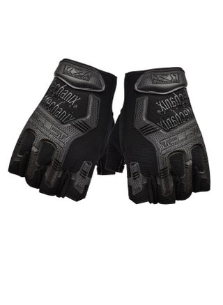 Unisex Anti-Slip Tactical Mittens Impact Protection Half Finger Gloves Sport Utility Fingerless Gloves, Black - pzsku/Z259080713EB1722F1FAFZ/45/_/1735265977/a4bcaa4b-4463-434d-98c8-09c934a966d1