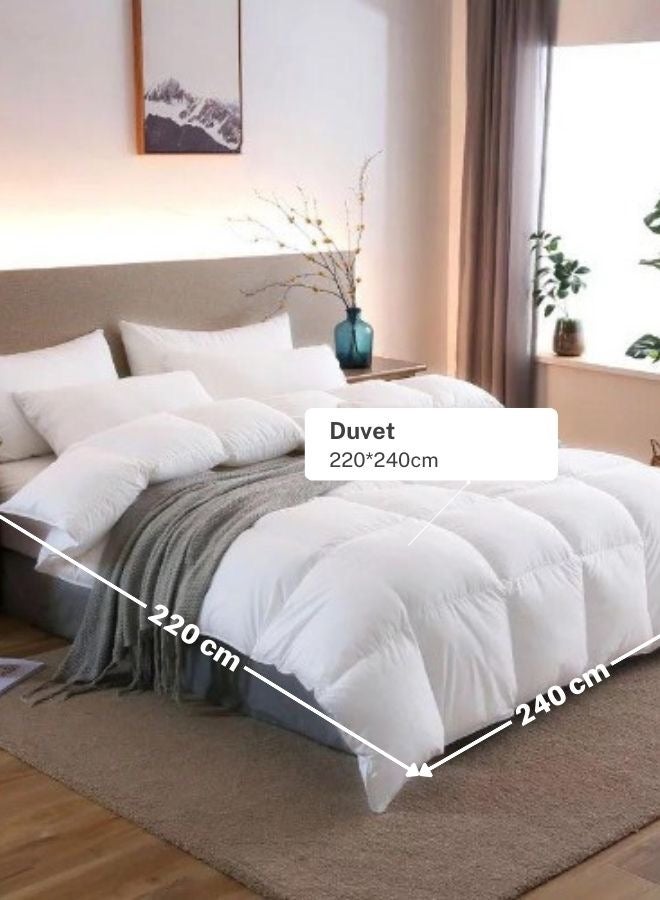 LUNA Home Luxe 100% cotton king size duvet. All-season in vacuum packaging - Image 3