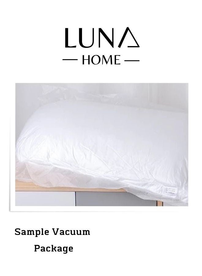 LUNA Home Luxe 100% cotton king size duvet. All-season in vacuum packaging - Image 4