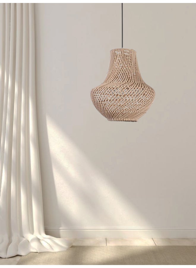 tbshomelamp Bamboo-Boho Celling Lighting Beige  40x50 cm  - Image 3