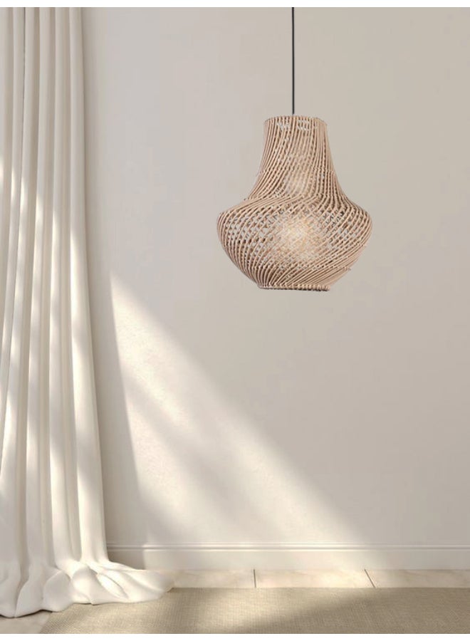 tbshomelamp Bamboo-Boho Celling Lighting Beige  40x50 cm  - Image 2