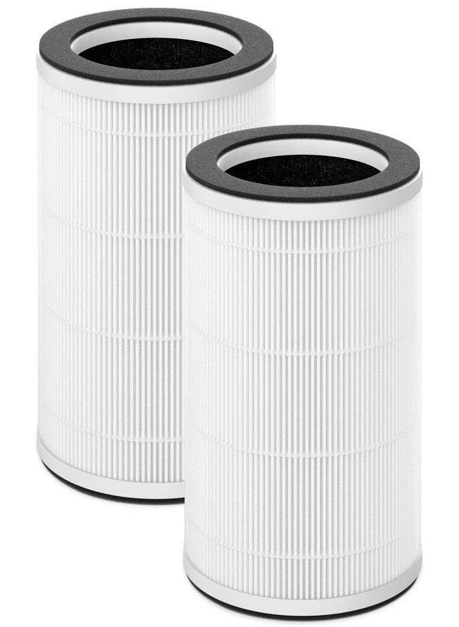 CFKREYA 2 Pack HAP606 Replacement Filter for XenonLab VisionAir HAP606 Air Purifier, 3-Stage HEPA Filtration with Activated Carbon, White - Image 1
