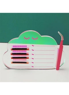 Dazzling Eyelash Grafting Pallet, Acrylic Lash Tile holder, Makeup Palette Eyelash Extensions Storage Gasket Pads with Suction for Tweezers (Cloud-Shaped C) - pzsku/Z2590A51ABC2D738337A5Z/45/_/1692390780/df4e2d97-0f89-489a-baee-285cad0b204a