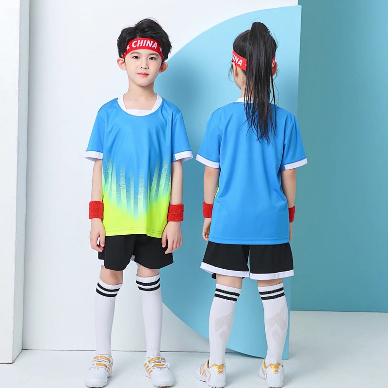 Children''s Football Uniform Set for Boys and Girls, Printed Number Short-Sleeved Sports Jersey, 2026 World Cup Fan Version Jersey - Image 1